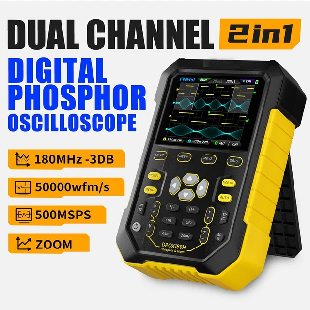 Cutting Edge DPOX180H Hand-Oszilloskop 180 MHz Bandbreite Signalgenerator