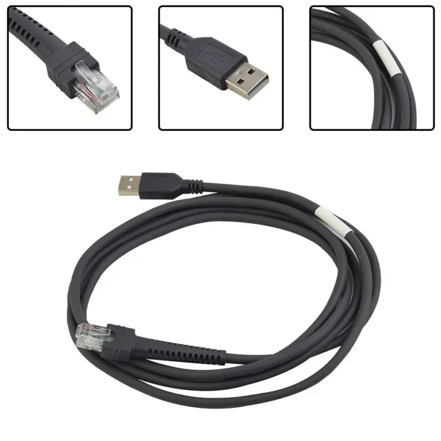 Câble USB pratique pour scanner de codes à barres métrologiques Honeywell DS9
