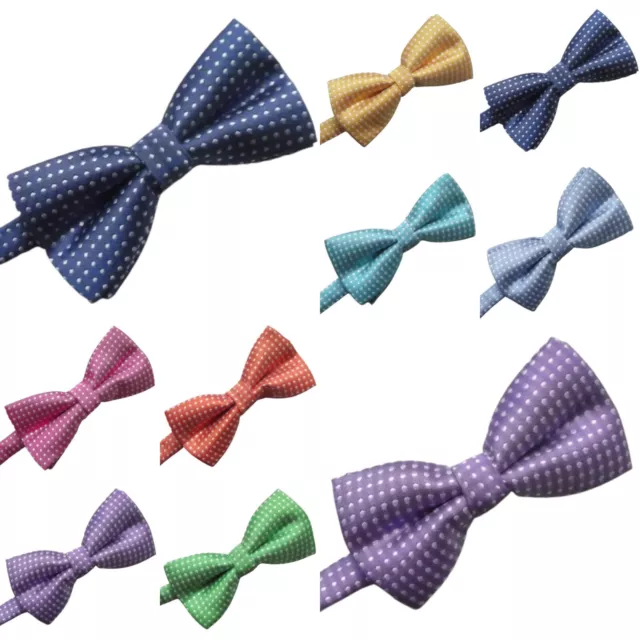 Bow Tie Boys Bowtie Kids Girls Unisex Age 5 - 10 Years Polka Dot Spotty Spots