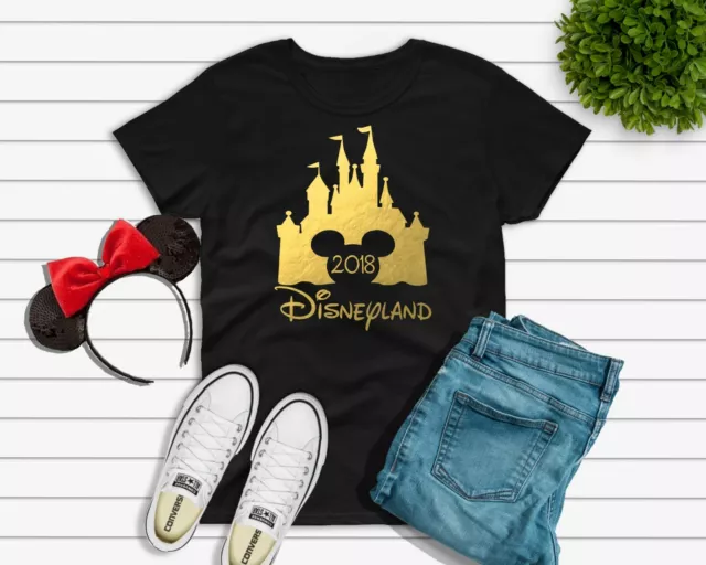 Disneyland year - Disney trip inspired tshirts - UK seller - Kids Unisex ladies