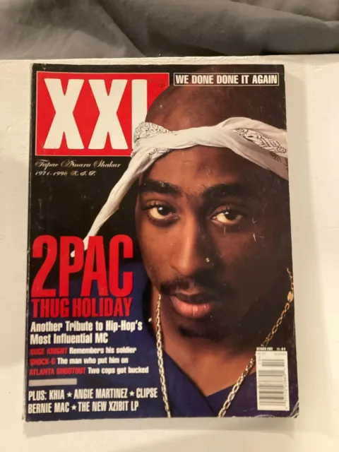 XXL Magazine October 2002 #41 Tupac Shakur 2pac Suge Knight Shock-G Khia Clipse