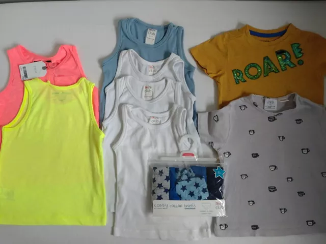 .. Boys Summer/Holiday Clothes Bundle Size 18-24 Months  Zara,Next,Baby Club...