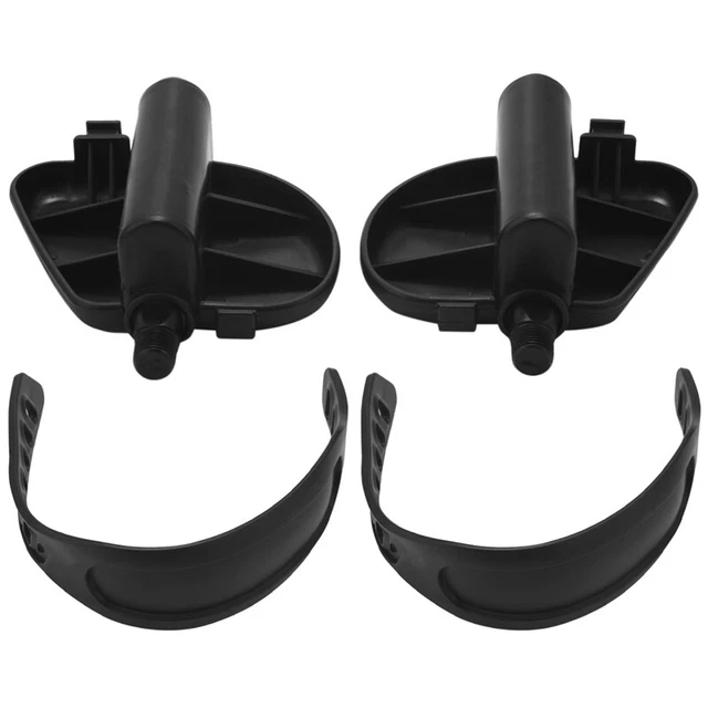 1Paar Bewegung Fahrrad Pedal Verbreitertes Fahrrad Pedal mit Pedal Riemen f N8Q8