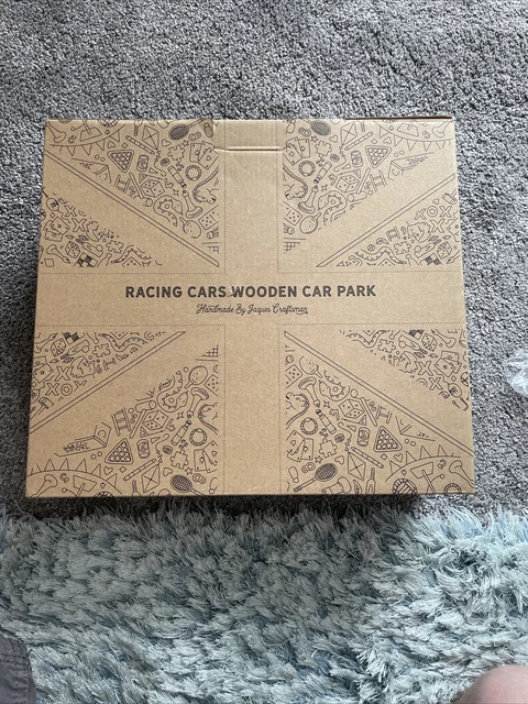 LONDON WOODEN RACING Car Park | Car Ramp Toy | Wooden Toys | Car Garage ...