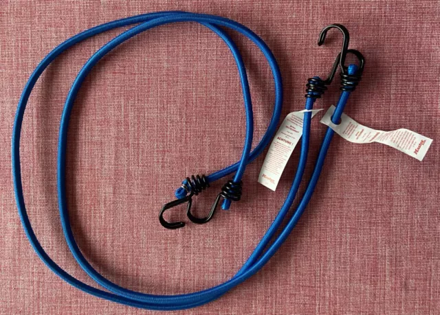 Master Lock blue bungee cord 100cm x 2 - never used