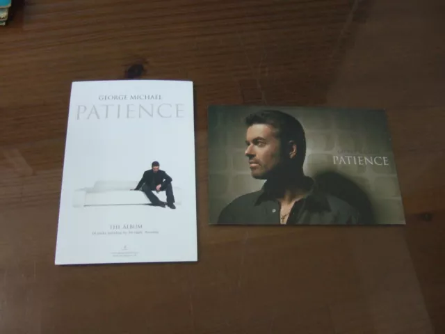 George Michael Patience Korea 2 Promo Postcards 4"X6"