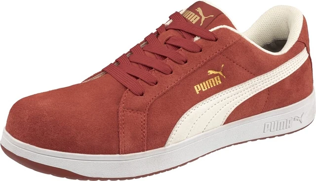 Puma Safety Womens Iconic Suede Low Eh Safety Shoes Composite Toe Slip Resistant