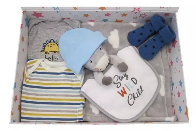 Cute Donkey Newborn Essentials Boy Baby Shower Gift Box | Baby Hampers Melbourne
