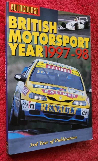 BRITISH MOTORSPORT YEAR 1997-98 AUTOCOURSE PUBLICATION Hardback + Wrapper