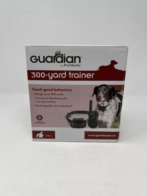 GUARDIAN BY PETSAFE 300 Yard Lite Remote Trainer Collar Dog Over 8