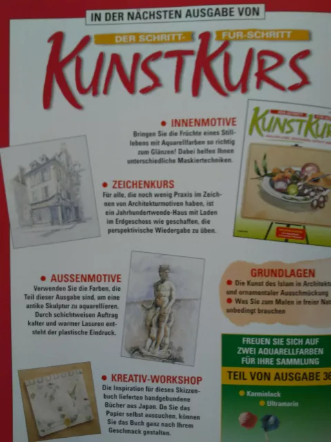 Ausgabe 36, Der Schritt-für-Schritt Kunstkurs, Malen und Zeichnen leicht gemacht
