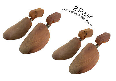 forme chaussures 2 Cedar Embauchoirs en bois de cèdre MTS care Max No embauchoirs cedre pour hommes Set 2 paires 