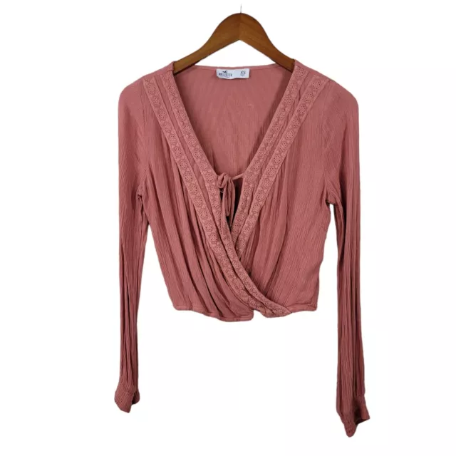 Hollister online peasant top