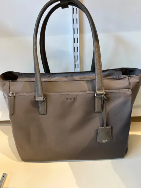 NEW Tumi Voyageur BRITTANY 18.5” Nylon Zippered Business Tote Bag - SLATE GREY