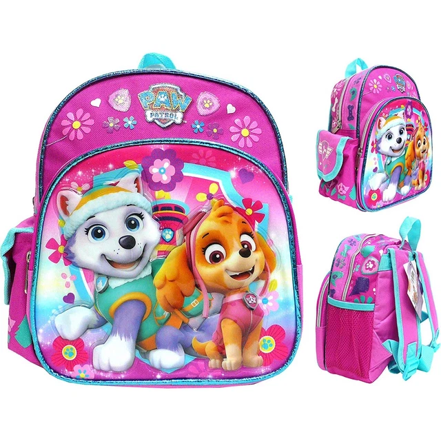 PAW PATROL SKYE & Everest 10" inches Backpack New with Tags Licensed