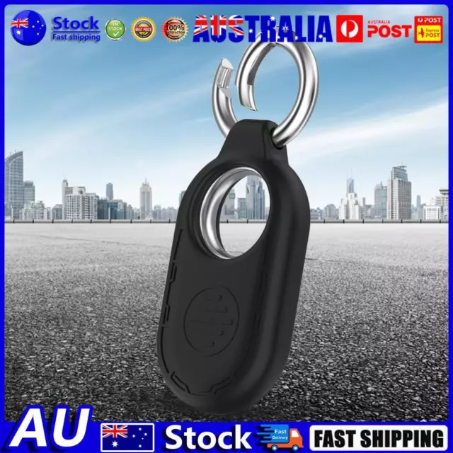AU Silicone Case Protective Case with Keychain Shockproof for Galaxy SmartTag 2