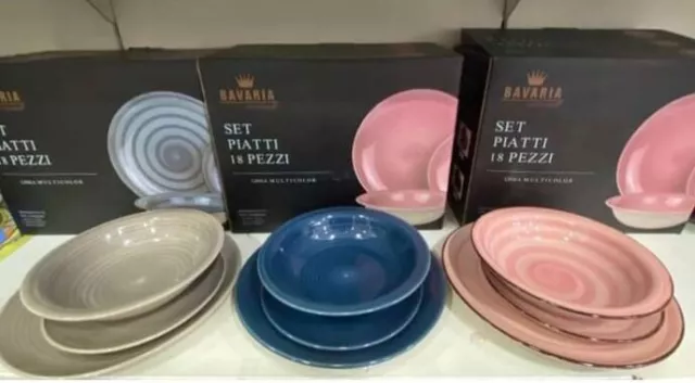 Set Piatti Ceramica Bavaria 18 Pezzi - Eleganza e Praticità per la Tua Tavola