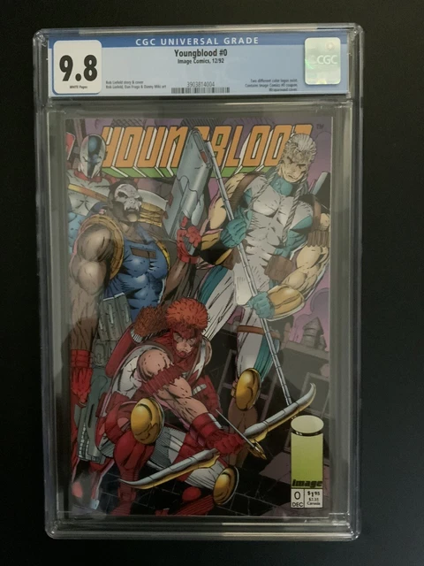 Youngblood #0 CGC 9.8 NM-M White pages 1992 Rob Liefeld, Wraparound Cover