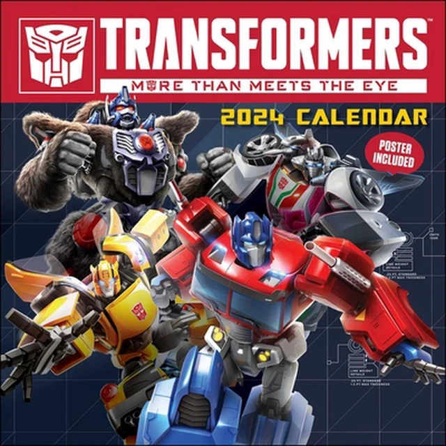 TRANSFORMERS 2024 WALL Calendar with Poster by Hasbro 34.36 PicClick