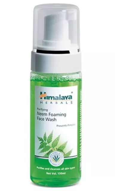 Himalaya Herbals Purifying Neem Foaming Face Wash, 150ml (Pack of 2)