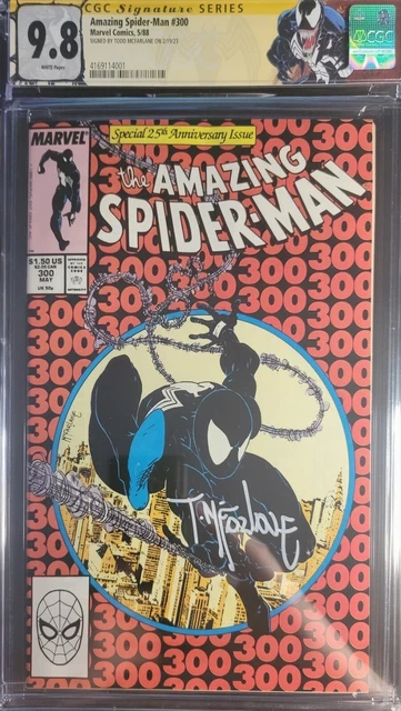 Amazing Spider-Man #300 CGC SS 9.8 signed Todd McFarlane CUSTOM LABEL