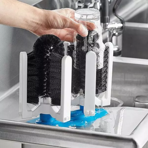 Manual Glass Washer with 8 Brushes Heavy-duty
