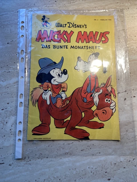 Walt Disney's Micky Maus | Das Bunte Monatsheft Nr. 2 - Februar  1952 |
