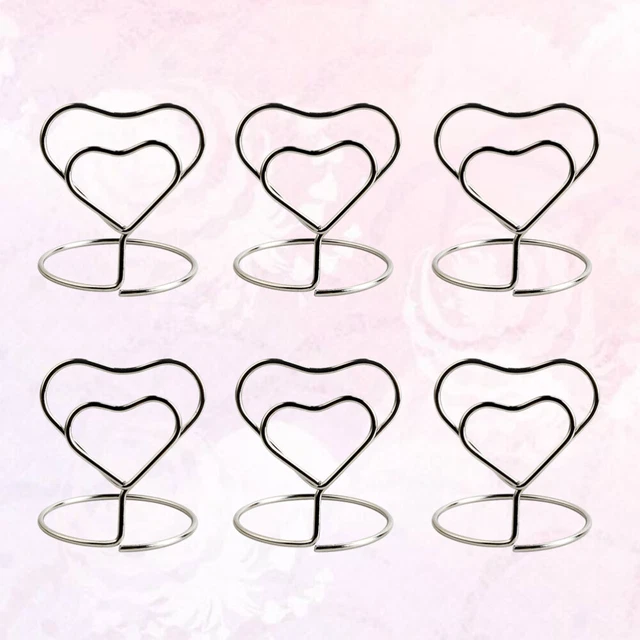 10 pz clip di carta porta promemoria tavolo matrimonio nome supporto banchetto carte mazzo