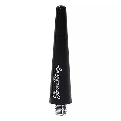 Simoni Racing 6cm Black Micro Mini Short Stubby Bee Sting Aerial Car Antenna