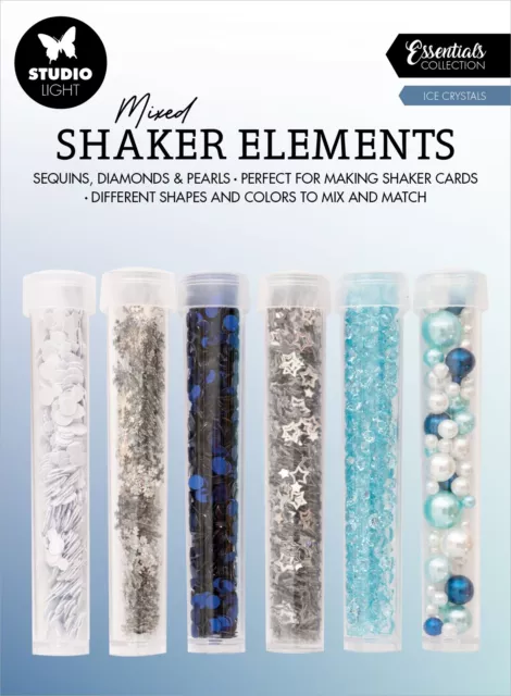 Studio Light Essential Shaker Elements 6/paquete-número de Cristales de hielo de 18