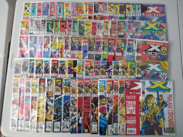 1980's-1990's X-Factor Comic Book Lot Of 90 See Pics For #'s Avg. VF MARVEL
