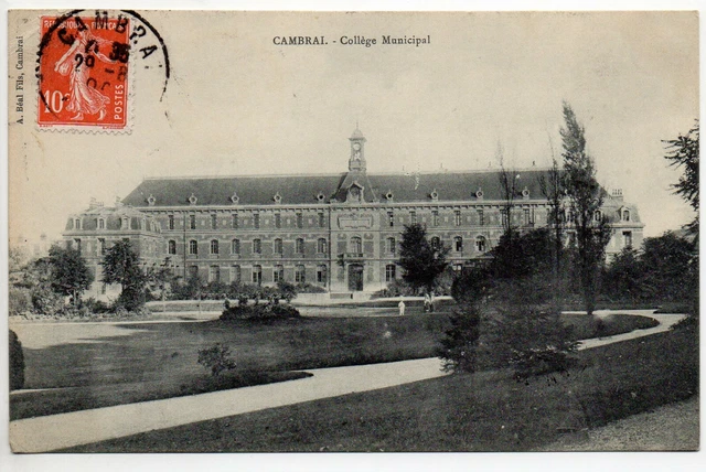CAMBRAI  Nord CPA 59  le collége municipal