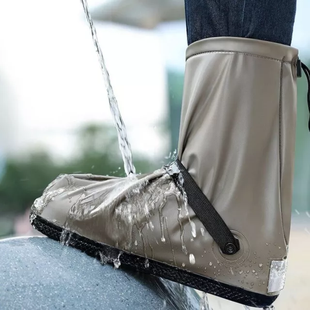 Silicone Rain Shoe Covers Waterproof Recyclable Overshoes Boot Protector