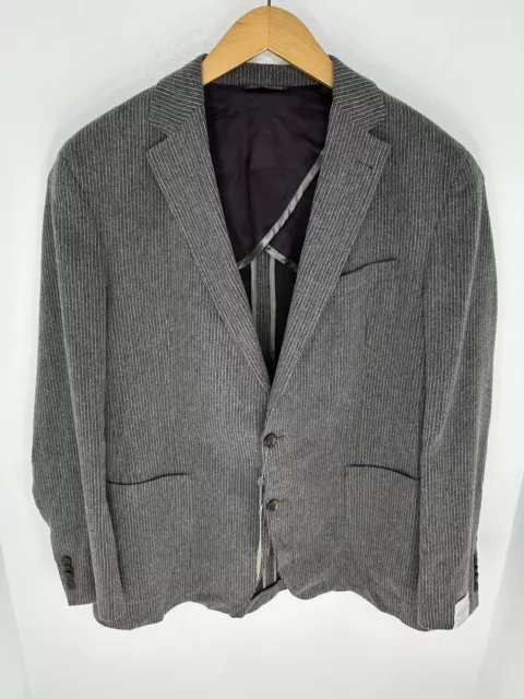 Jack Victor NEW Denver SPJ Mens Blazer 46L Wool Cashmere Textured Half Lined NWT