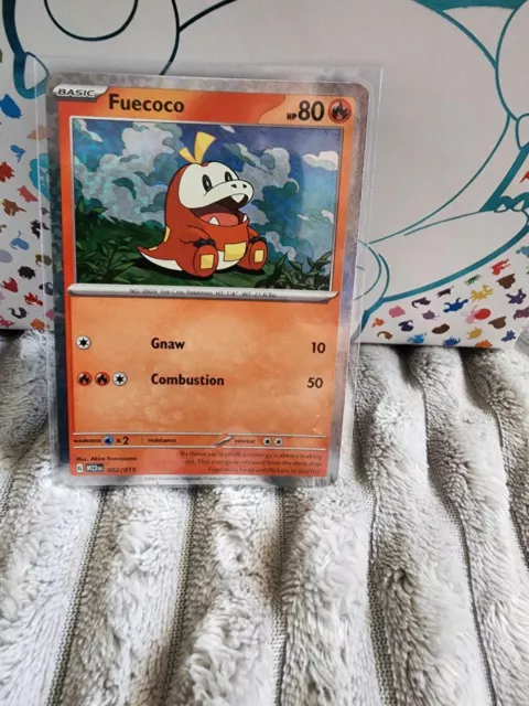 Pokemon McDonalds 2023 Promo Card Fuecoco Holo 002/015