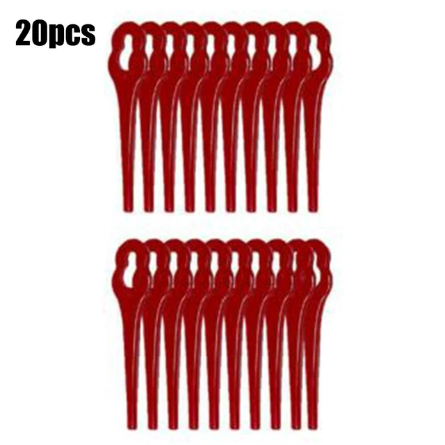 24 Lames Plastique Pour Coupe-Bordures - Compatible Stihl PolyCut, 145 Mm, Nylon PA6, Jardin Et Pelouse