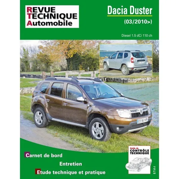 Duster dci 10- Revue Technique Dacia Etat - NEUVE PORT Reduit France