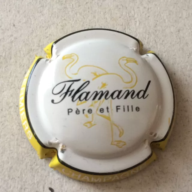 Capsule de Champagne FLAMAND Père et Fille (5. contour jaune)