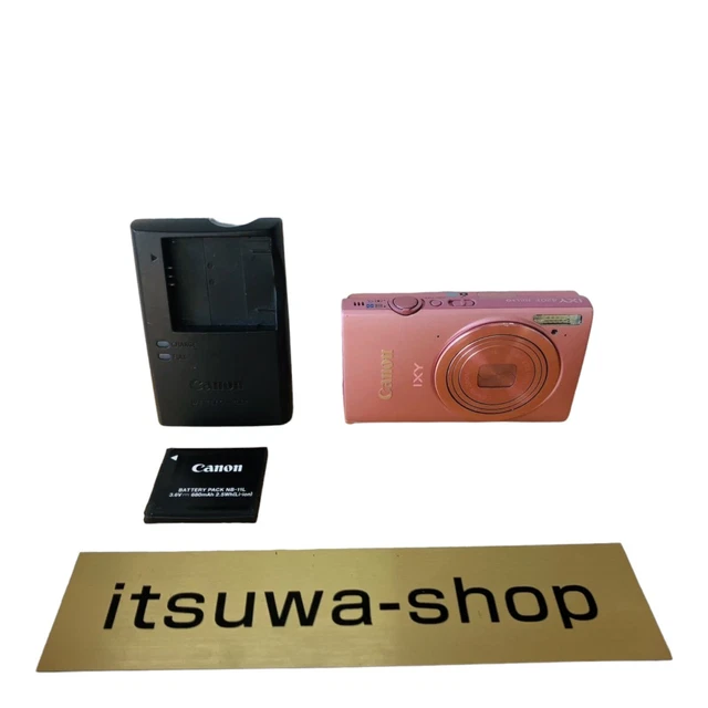[Excellent++] Canon IXY 420F PowerShot ELPH 320 HS IXUS 240 HS Pink FROM JAPAN