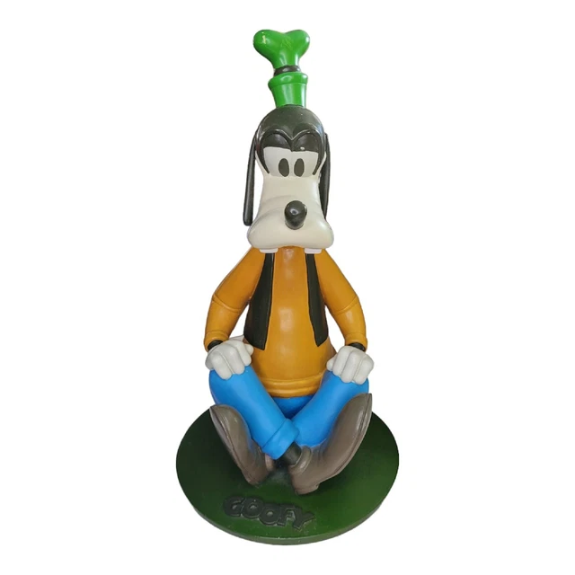 RARE DISNEY GOOFY Garden Statue 13" Yard Decor Figure Large Figurine