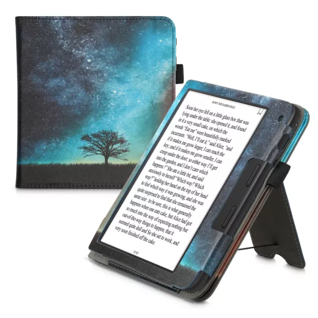 Flip Hülle für Tolino Vision 6 Handschlaufe eReader Cover Caser Schutzhülle