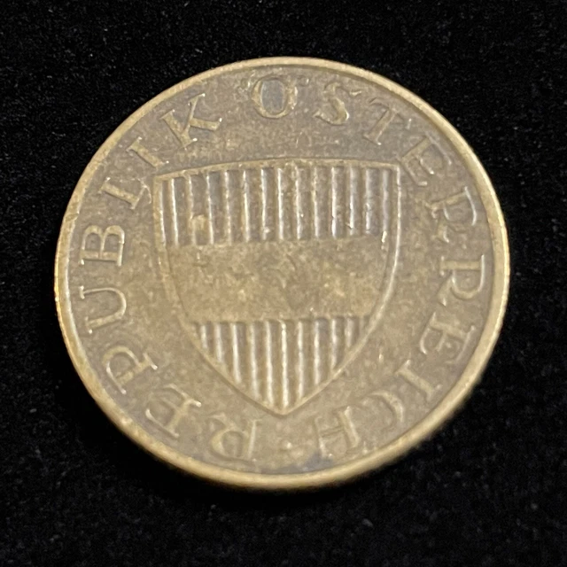 Austria 50 Groschen Coin 1966 Second Republic Aluminum Bronze 19.5mm KM # 2889 6