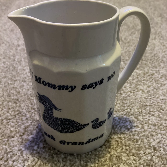 ROYAL CROWNFORD STAFFORDSHIRE CALICO MILK PITCHER Norma Sherman