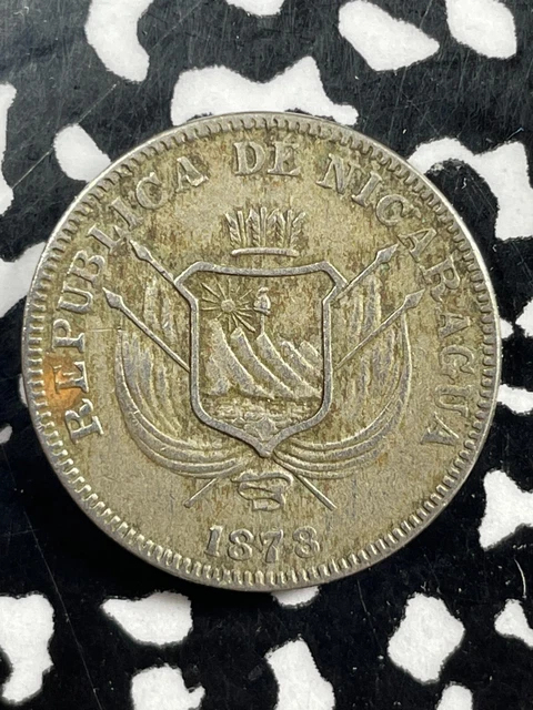 1878 Nicaragua 1 Centavo Lot#M2011
