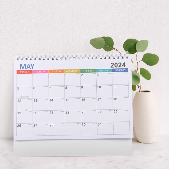 2024 DESKTOP CALENDAR Desk Calendar 2024 Table Calendar for Home