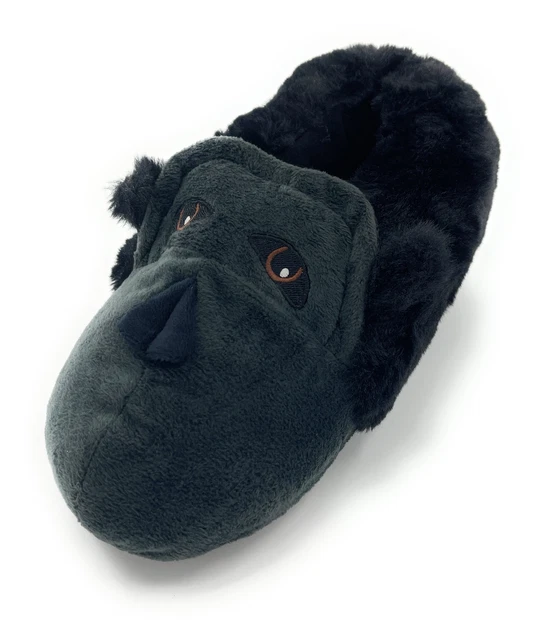 KIDS BOYS GIRLS Novelty 3D Plush Faux Fur Animal Gorilla Bear