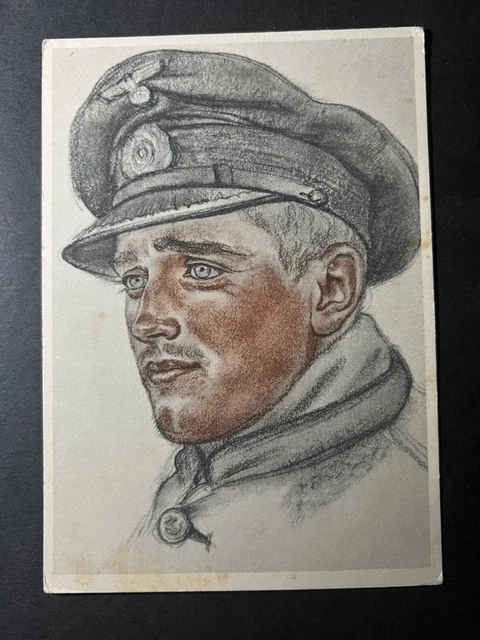 Mint 1940s Germany W Willrich Postcard WWII Unfere U Boat Waffe