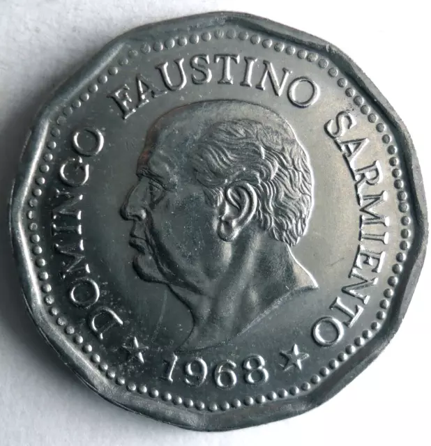 1968 Argentine 25 Pesos - Excellent Pièce de Monnaie Argentine Poubelle #1