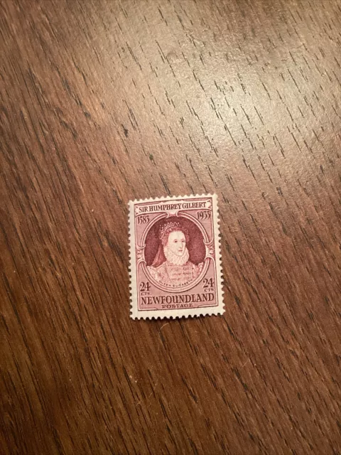 Newfoundland  #224  Queen Elizabeth 1    Mint Never Hinged