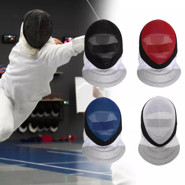 Heavy Duty Lined Face Shield Adjustable Strap Padded Mask Fencing Epee